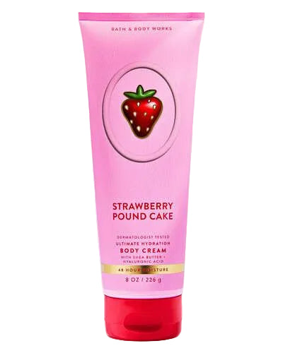 Crema Strawberry pound cake